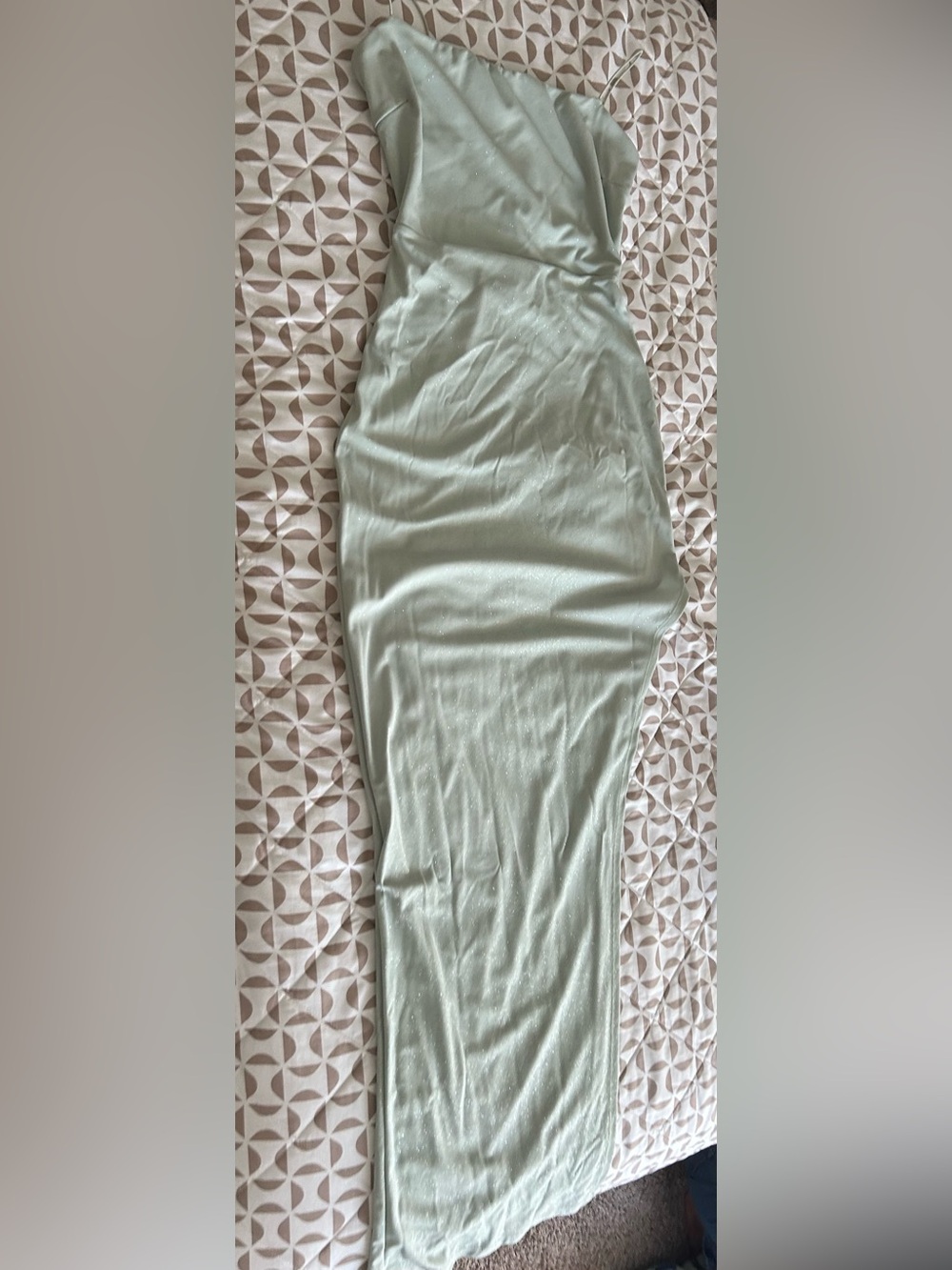 Windsor Light Sage Green Sparkle Pencil Skirt